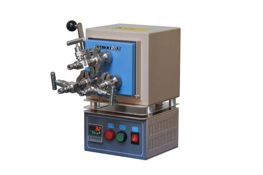 1000°C Compact Hybrid Furnace with Three Tubes & Flange ( 20ODx16IDx200L mm) - KSL-1100X-S3