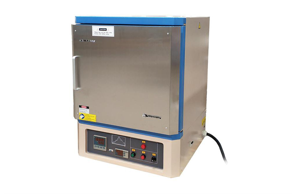 5-Side Heating Muffle Furnace (16x16x16", 64L, 1200C max.) w/ Dual Temp. Controllers - KSL-1200X-L5-UL