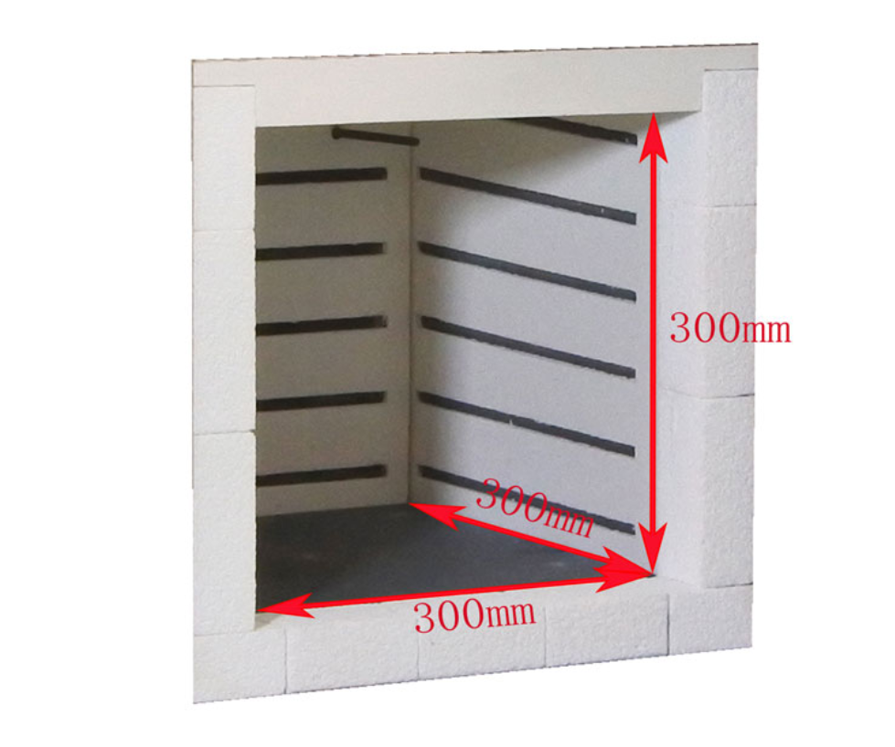 5-Side Heating Muffle Furnace (300x300x300mm, 27L, 1200 max) KSL-1200X-M5