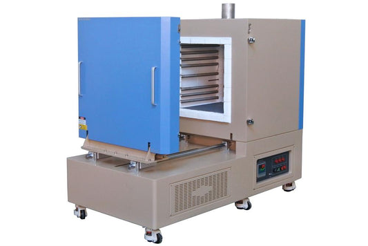 1200 5-side Heating Muffle Furnace (20x20x20", 125L) w/ with Sliding Door for Rapid Cooling - KSL-1200X-MAX-T