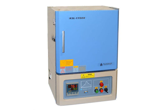 1700C Bench-Top Muffle Furnace, (6"x6"x6", 3.6L) with Temperature Controller - KSL-1700X-A1