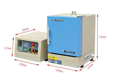 1200C Small Box Furnace (6"x6"x7", 4.2 liter) with Separated Programmable Controller - KSL-1200X-J-F