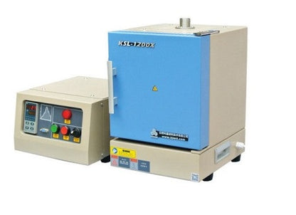 1200C Small Box Furnace (6"x6"x7", 4.2 liter) with Separated Programmable Controller - KSL-1200X-J-F