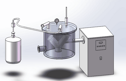 Bench-top V-Shape Ball Mill w/ Optional SS Tank 50, 250 , 2500ml (Ar Gas Compatible) - MSK-SFM-11-LD