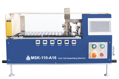 16 Channels Automatic Assembling Machine for All Types of Coin Cells - MSK-110-A16