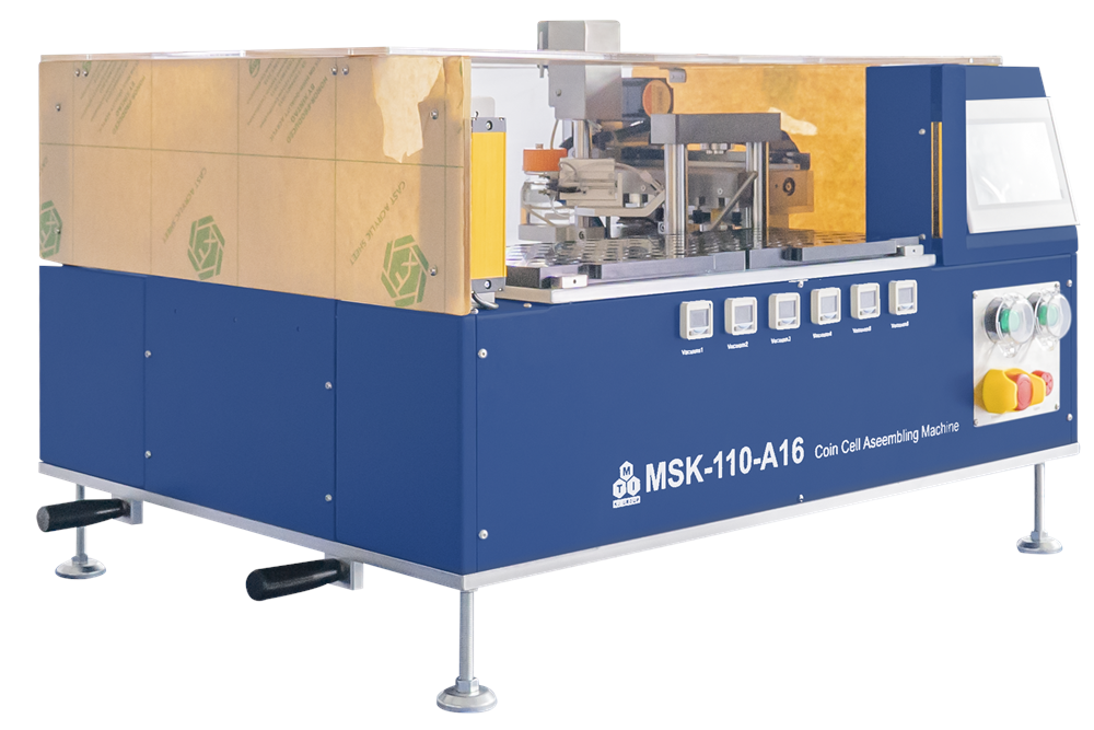 16 Channels Automatic Assembling Machine for All Types of Coin Cells - MSK-110-A16