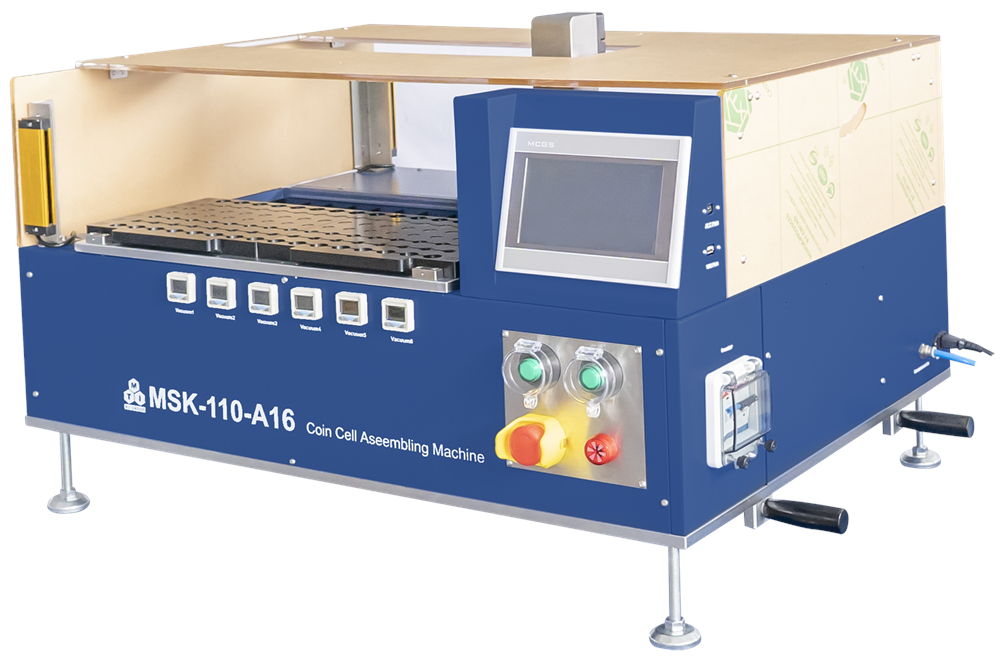 16 Channels Automatic Assembling Machine for All Types of Coin Cells - MSK-110-A16