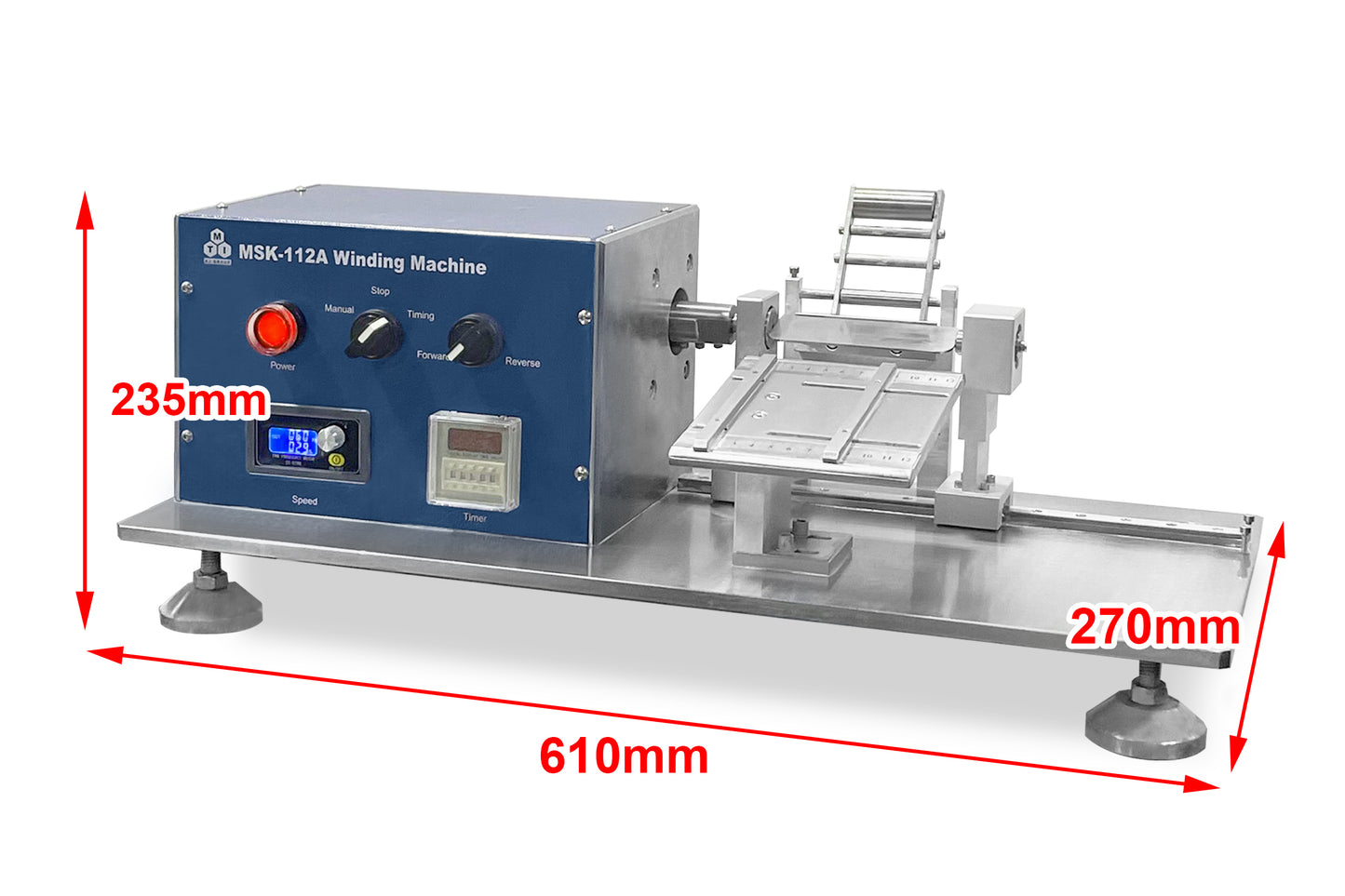 Manual Winding Machine for Electrodes of Pouch Cell - MSK112A-P
