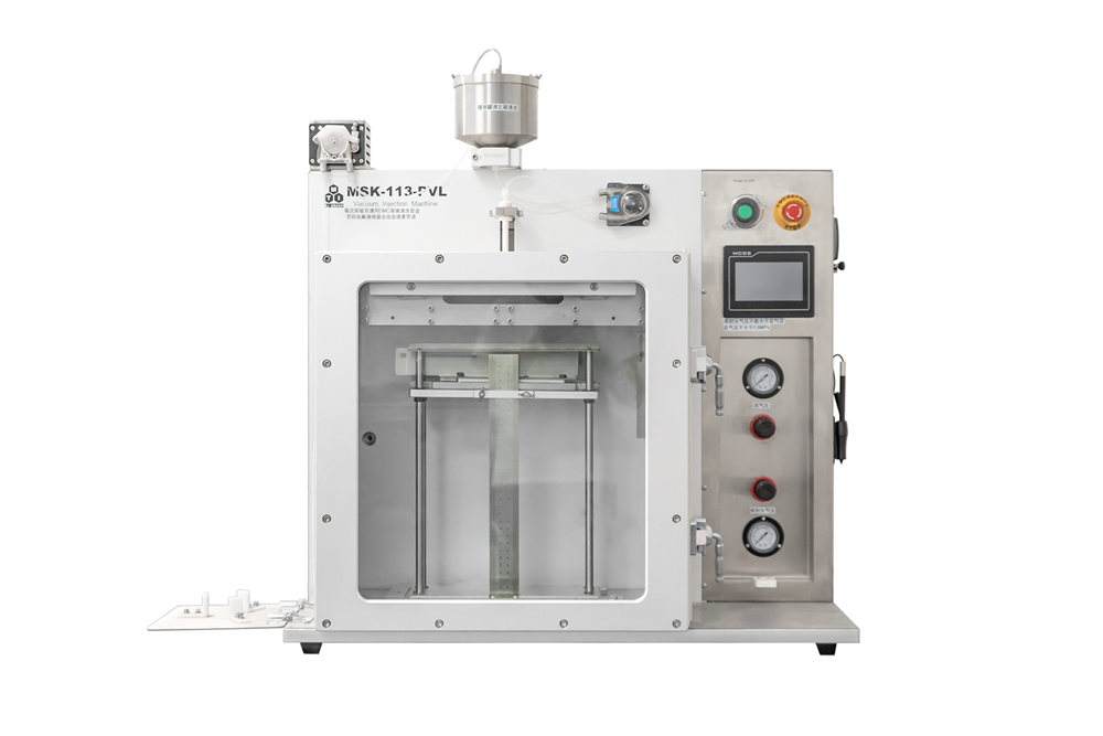 Compact Vacuum Electrolyte Injection System for Large Pouch Cell (Max. L370*W360*T12mm) - MSK-113-PVL