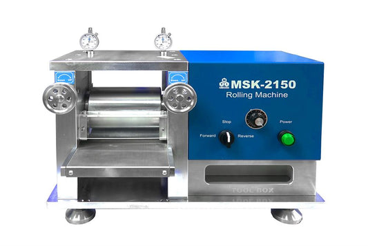 6"W x 3.7" Dia Electric Cold Rolling Press w/ Variable Speed (Ar Glove-box Compatible) - MSK-2150-DC