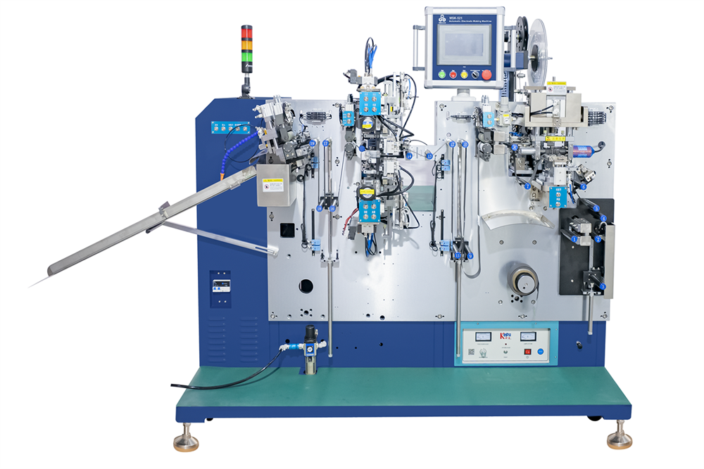 Automatic Roll-to-Stripe Slitting Machine with Integrated Functions of Electrode Cutting, Tab Welding, and Taping-MSK-521