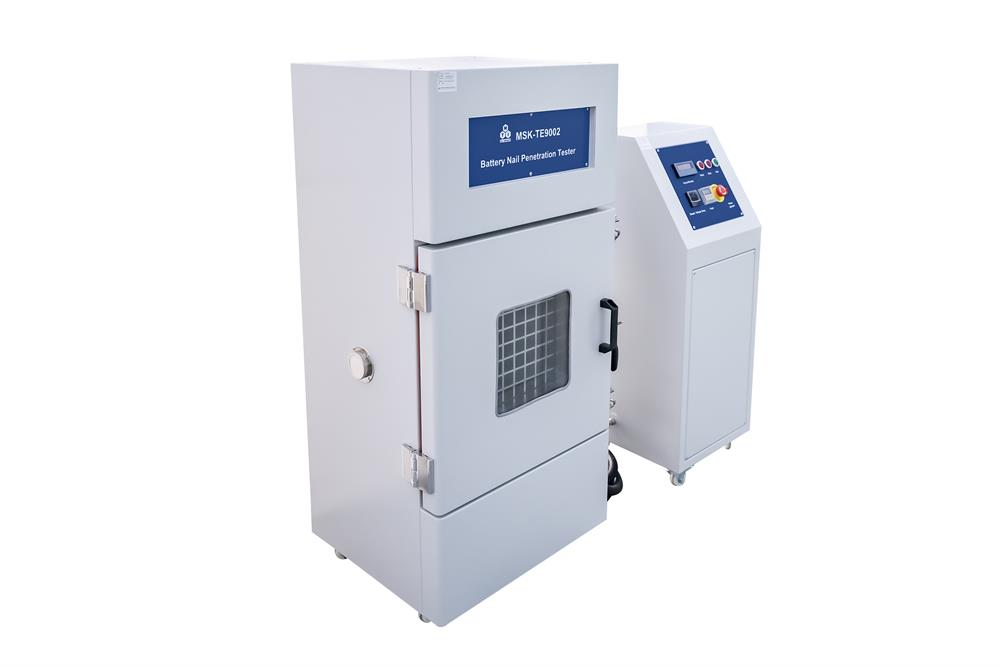 300 kg Pneumatic Nail Penetration Tester for All Types of Li-Ion Batteries - MSK-800-TE9002