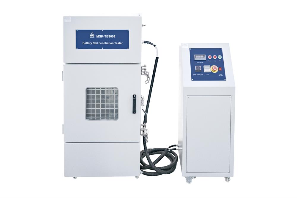 300 kg Pneumatic Nail Penetration Tester for All Types of Li-Ion Batteries - MSK-800-TE9002