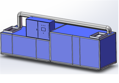 Dehumidification System & Water Chiller for Movable Dry Room of 45 SM - MSK-ADS-6000