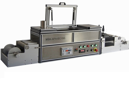 Lab Scale Roll-to-Roll Flat Tape Casting System (Max. 6" Width) w/ Drying Heater - MSK-AFA-EC150