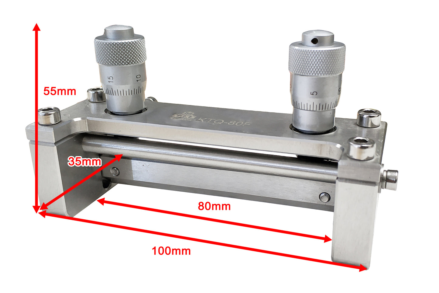 Micrometer Adjustable Film Applicator - 80 mm Width (Film Casting Knife) -SeKTQ80F