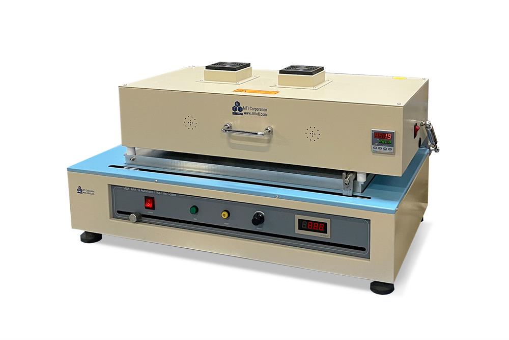 120°C Max. Film Coater w/ Vacuum Bed (12"Wx24"L) and Rapid Infrared Heating Cover & 250mm Doctor Blade-MSKAFAIIVCIR