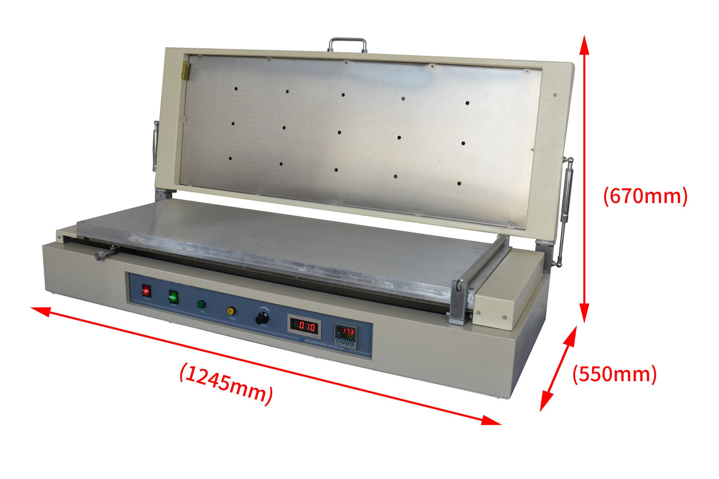 350 mm Width Tape Casting Sheet Coater (14Wx40L) w/ 120°C Vac. Bed & Doctor Blade-MSK-AFA-L1000