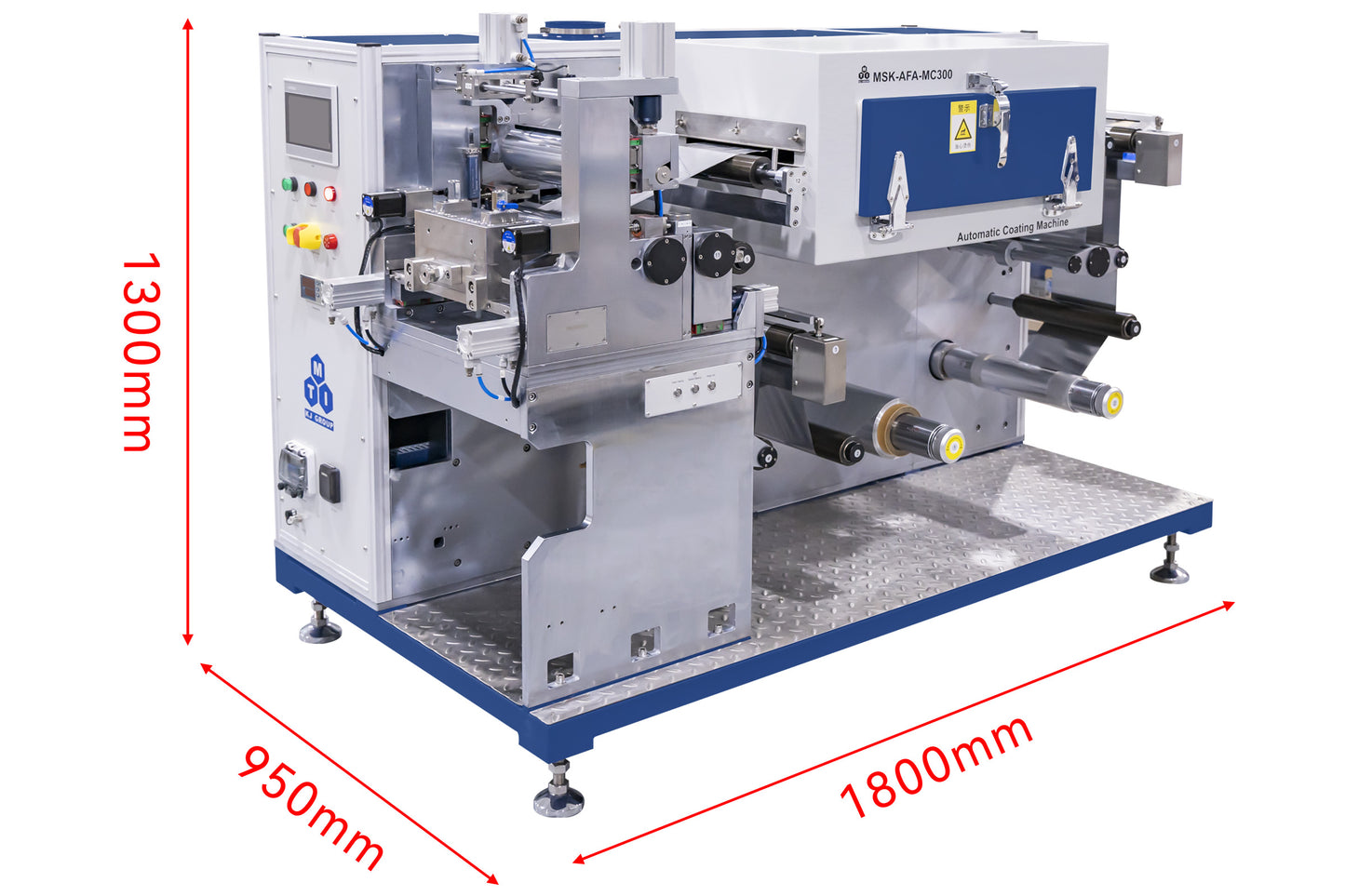 Roll-to-Roll Multi-Functional Coating Machine: Various Coating Heads - MSK-AFA-MC300