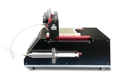 Precision Slot Die Sheet Coater w/ Heating Vacuum Chuck & Syringe Pump (4" Width & 120°C Max.) - MSK-AFA-PD100