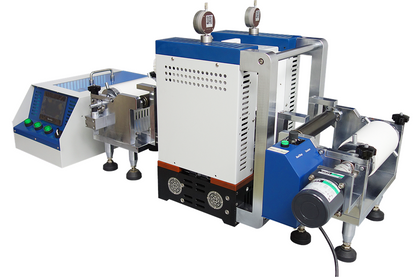 Roll-to-Roll Gap-Controlled Hot Rolling Press (6" W x 4"Dia., Max. 200℃), Glovebox Compatible - MSK-H2150-E-R2R