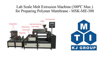 Lab Scale Roll to Roll Melt Extrusion Machine (300°C Max.) for Preparing Polymer Membrane - MSK-ME-300