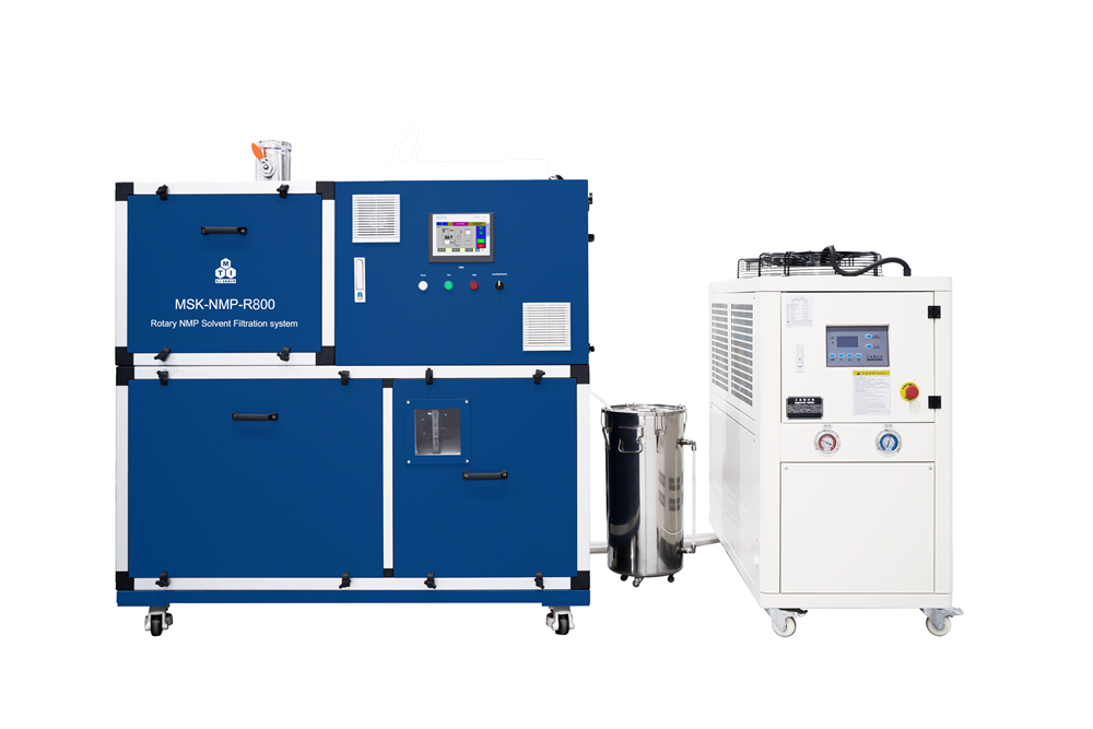 Rotating Wheel System for NMP Vapor Recycling of Pilot-Scale Battery Cathode Coating - MSK-NMP-R800