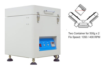 Economic Planetary Centrifugal Mixer w/ Two 500ml Containers for 1000 g Max. - MSK-PCM-1K