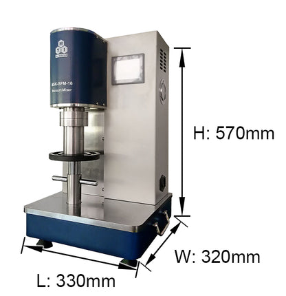 Desk-Top Dual-Shaft Planetary Vacuum Mixer w/ Optional Containers (50-500ml)-MSKSFM16