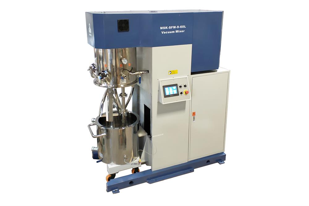 60L or 200L Planetary Vacuum Mixer with Vacuum Pump and Water Chiller - MSK-SFM-60L