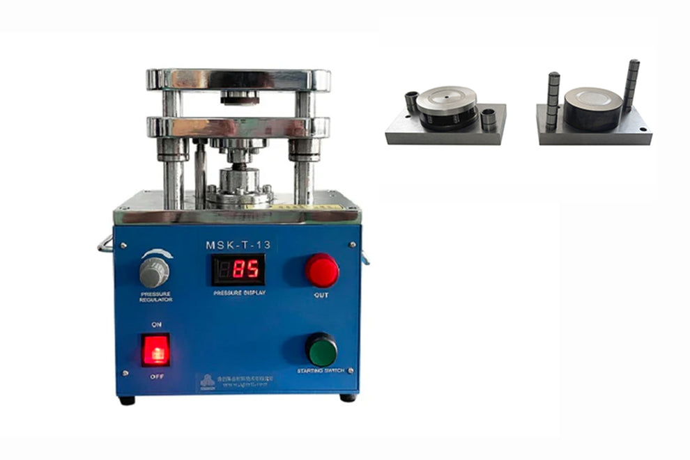 Ring & Disc Cutter with a Lithium Foil Cutting Die (OD26 x ID19 mm ...