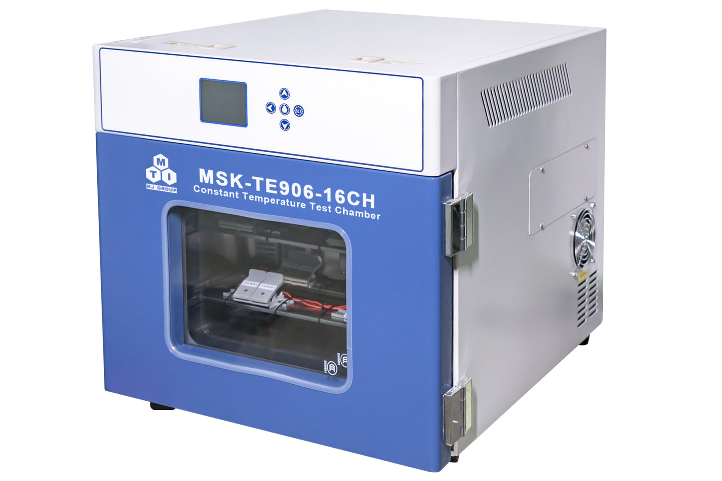 16 Channel Battery Analyzer (2μA-100mA, up to 5V) Integrated with Temp. Control Chamber (15-60°C) w/ Laptop Software