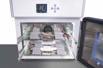 16 Channel Battery Analyzer (2μA-100mA, up to 5V) Integrated with Temp. Control Chamber (15-60°C) w/ Laptop Software