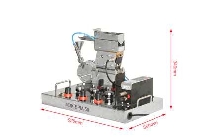 Jet Mill (50 - 500 g/ hr) in Glovebox w/ Purification System - MSK-JB-500-LD