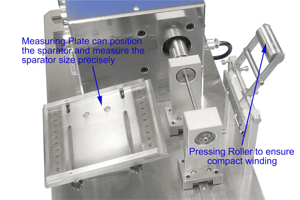 Manual Winding Machine for Electrodes of Cylinder or Prismatic Cell - MSK112A-C