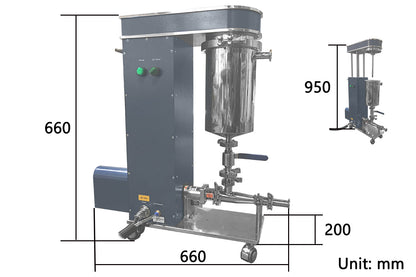 4 Liters Precision Slurry Feeder with PROGRESSIVE CAVITY PUMP for R2R Slot Die Coating - MSK-156