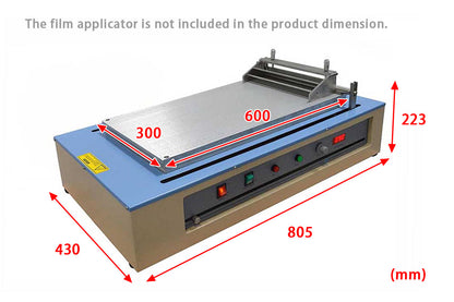 Sheet Film Coater w/ Vacuum Chuck ( 300Wx600L mm) & 250mm Doctor Blade - MSK-AFA-II-VC