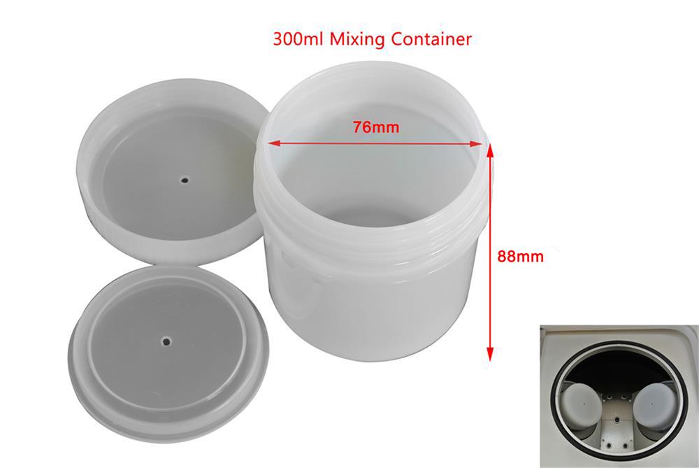 High-Density Polyethylene Containers for Vacuum Planetary Centrifugal Mixer - PCV-LD