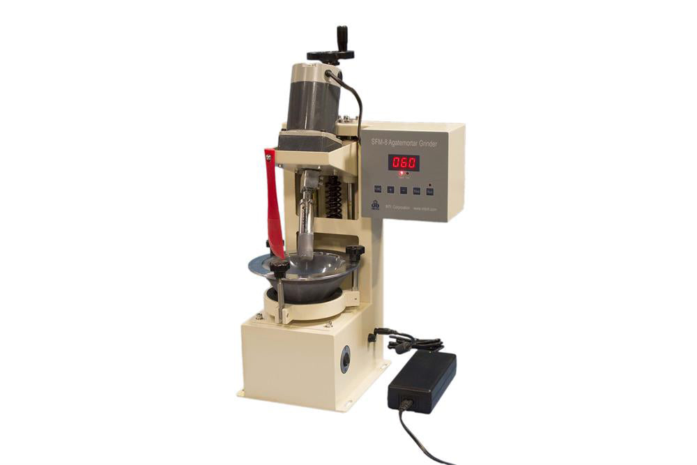 2 Yrs Warranty- Automatic Desktop Grinder w/ 5" Agate Mortar ( Ar Gas Compatible) - MSK-SFM-8