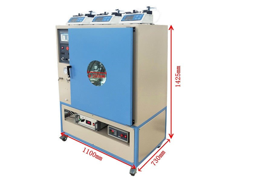 Hi-Throughput Ultrasonic Spray Pyrolysis System w/ 3 Element x 36 Composition in Controlled Atmosphere-MSK-SP-04-HT