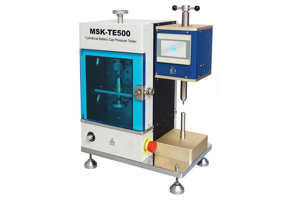 Cylindrical Battery Cap Pressure & Leak Tester - MSK-TE500