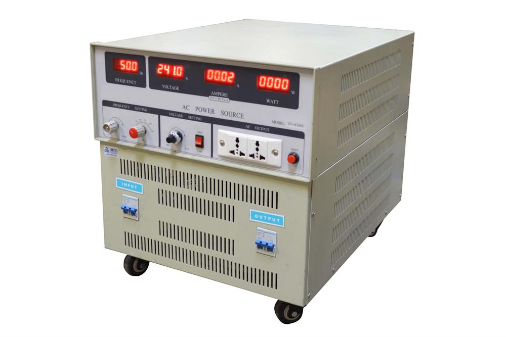 Single Phase 5K VA AC Power Source with Variable Voltage & Frequency (0 - 300V, 50- 60Hz) - MTI-IV1050