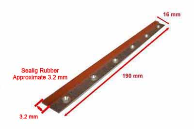 Sealing Rubber Replacement Part for Heating Sealer MSK140 - MSK140-SS