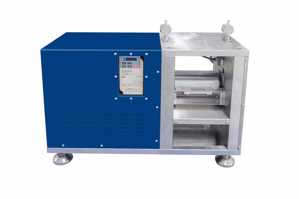 4T Max. and 6" Width Gap-Control Cold Rolling Press with Digital Pressure Display & R2R Option (Ar Glovebox Compatible) - MSK-2150-PD