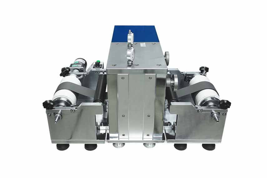 4T Max. and 6" Width Gap-Control Cold Rolling Press with Digital Pressure Display & R2R Option (Ar Glovebox Compatible) - MSK-2150-PD