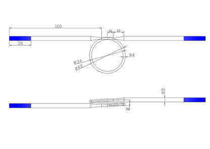 1000°C Max. Compact Zone Melting Furnace for Directional Solidification - OTF-1000-CBZ