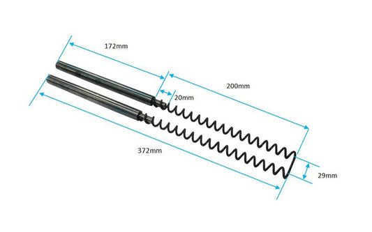 Mo Heating Coil for MTI Hydrogen Muffle Furnace - K1700H2HE