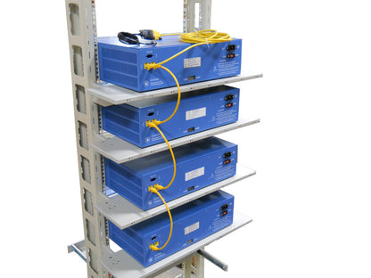 Mobile Rack with Drawer & Four Shelves for Grouping MTI's 8 Channels Battery Analyzers - BTS-FW9