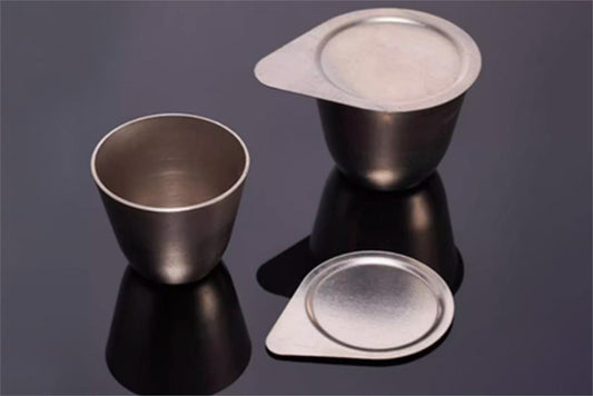 Nickel Crucible with Lid ( Optional Capacity: 30 ml, 50ml, or 100ml ) - CNi22D36H