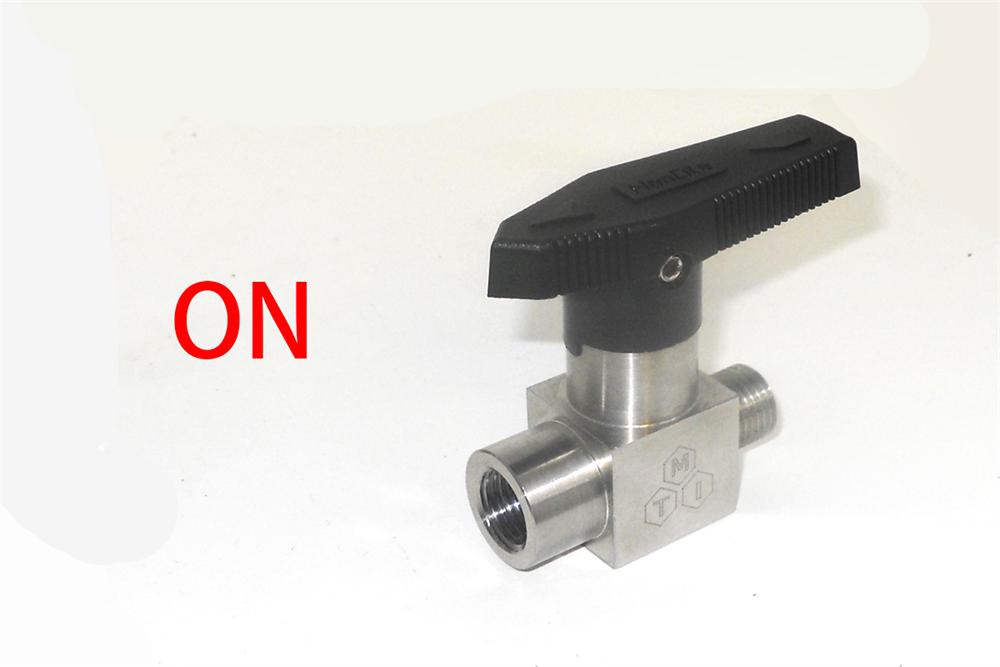 On-off valve with 1/4" BSPP male/female connector - VV14BSPP-MF